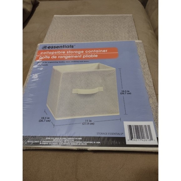 Collapsible 2 storage Containers New - Picture 2 of 5